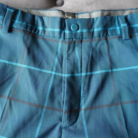 Nike Men's Golf Shorts Dri-Fit Plaid - Picture 8 of 9